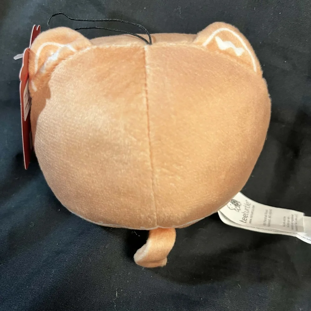 Tee Turtle Plush Gingerbread Cat Ornament